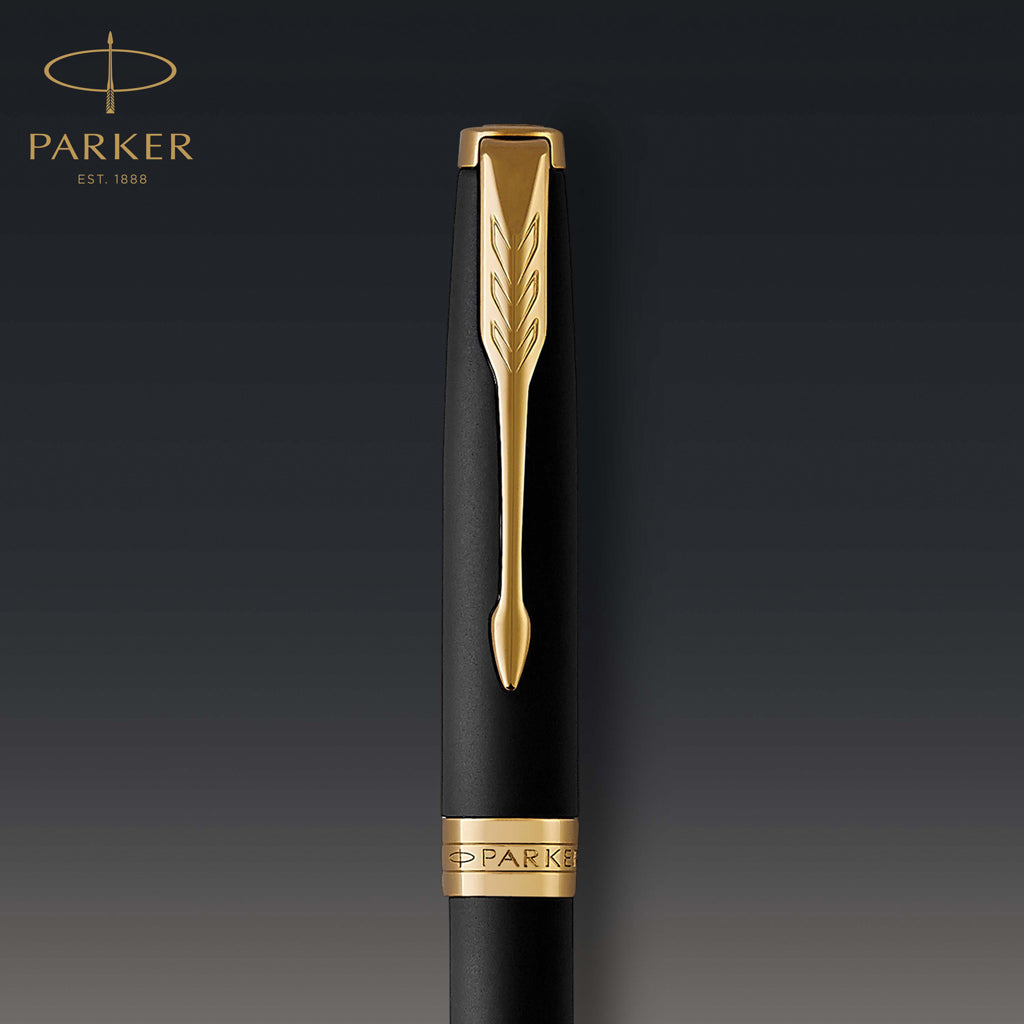Parker SONNET Ballpoint Pen, Matte Black with Palladium Trim