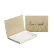 SNGS50 - Grass paper soft cover with 50 printed recycled sticky notes