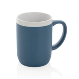Ceramic Mug With White Rim