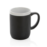 Ceramic Mug With White Rim