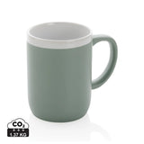 Ceramic Mug With White Rim