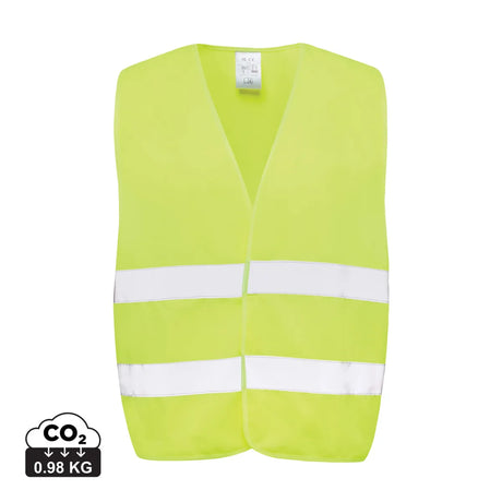 Grs pārstrādāta PET augstas redzamības drošības veste