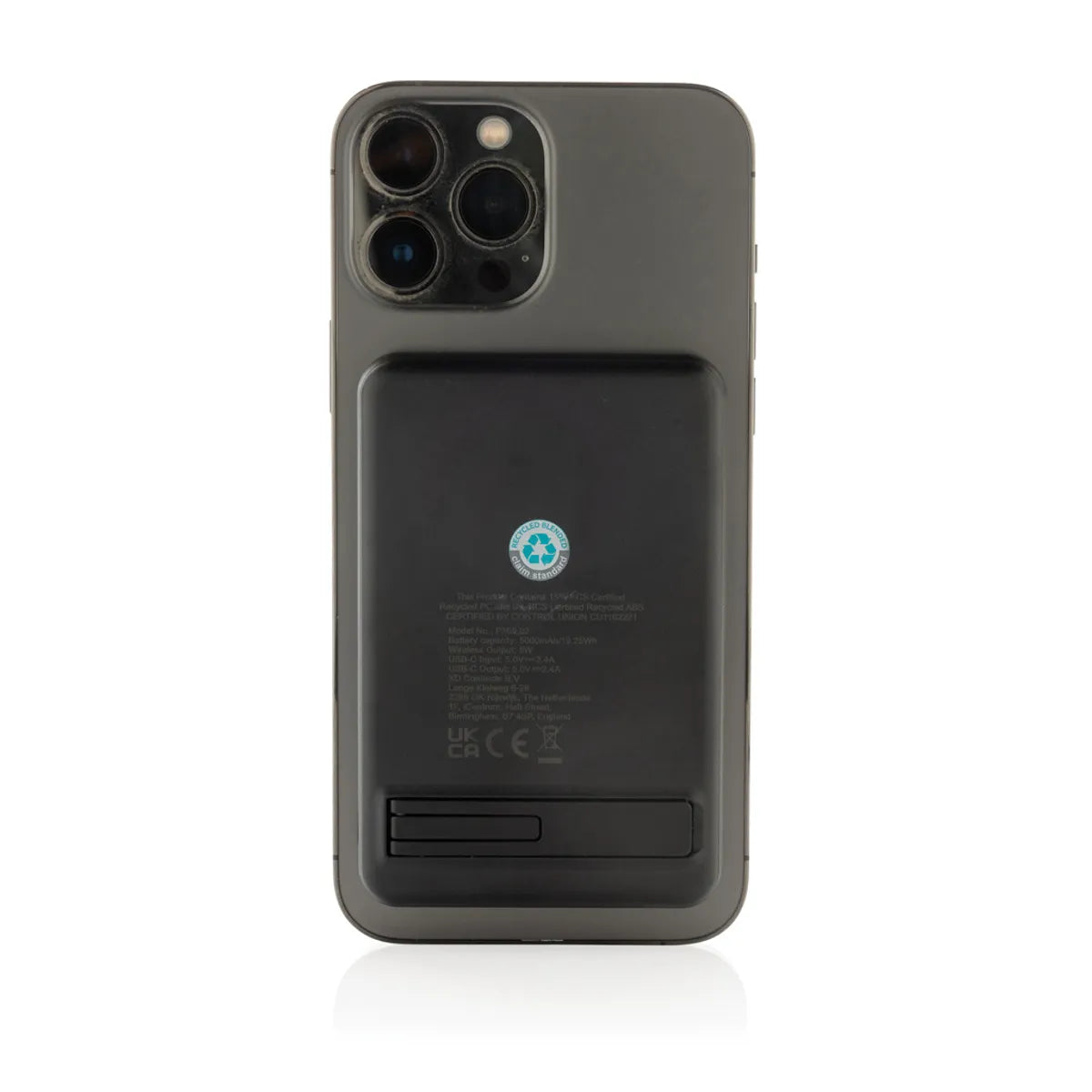 Powerbase Rcs pārstrādāta plastmasa 3-in-1 lādētājs ar Powerbank