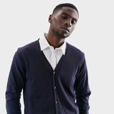 Golden Men V-neck Cardigan