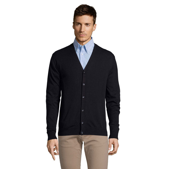 Golden Men V-neck Cardigan