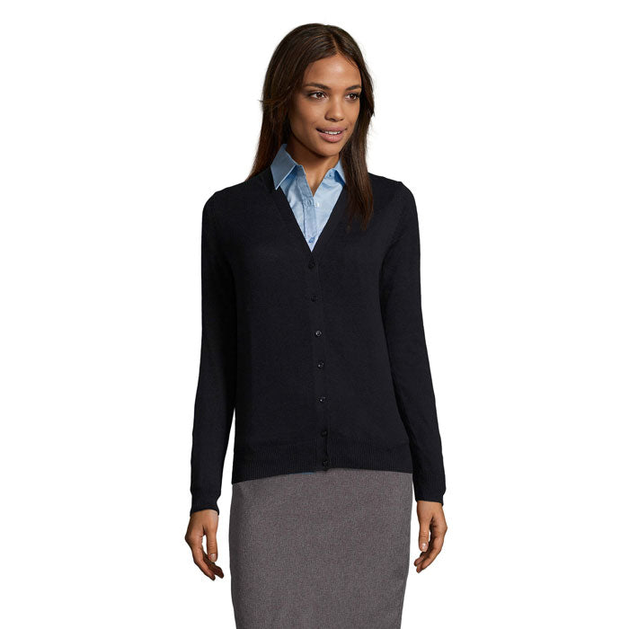 Golden Women V Neck Cardiga