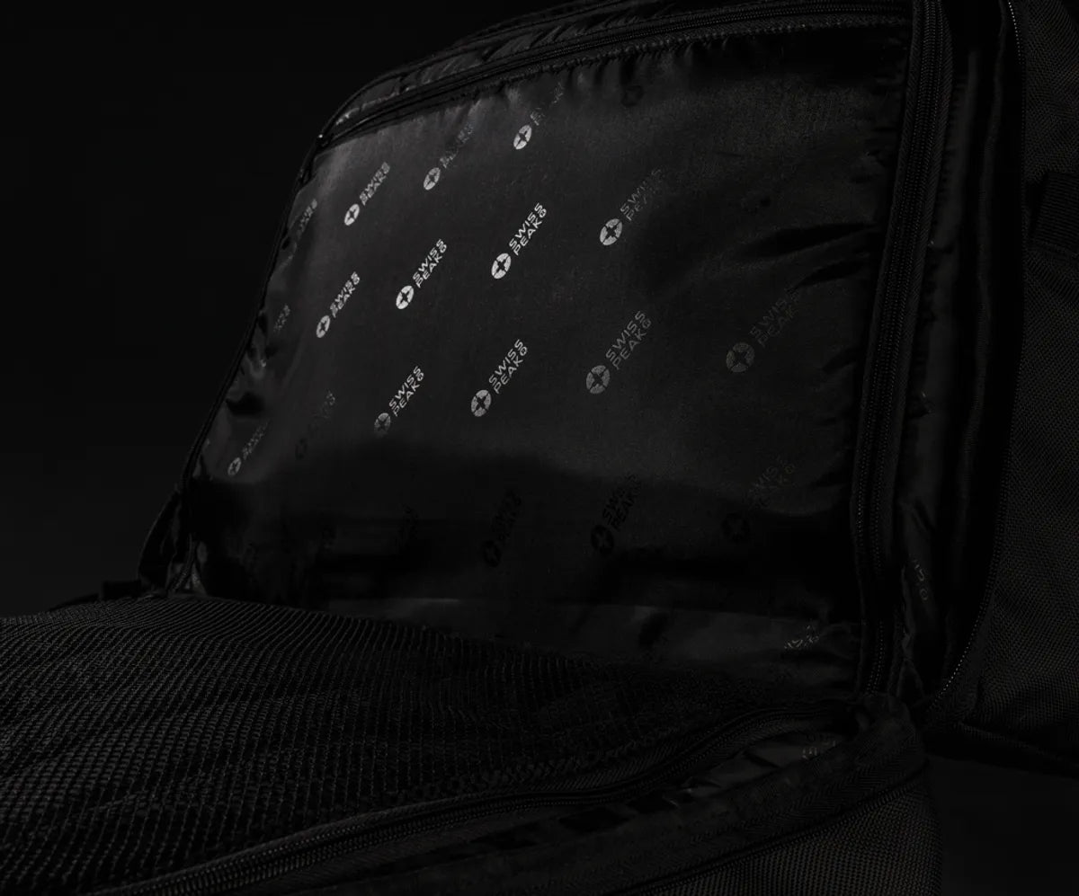 Swiss Peak RFID ceļojuma soma ar atvērtā tipa rāvējslēdzēju