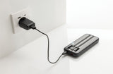 Turbopack Rcs Rplastic Powerbank 10 000 ar integrētiem vadiem