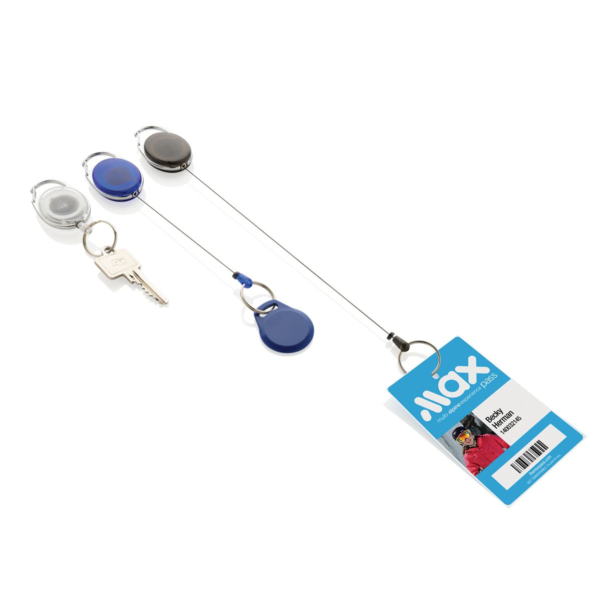 Rcs Recycled Abs Roller Clip Keychain