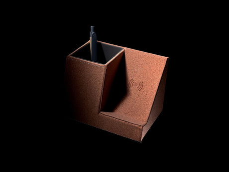 Cork Pen Holder And 5W Wireless Charger