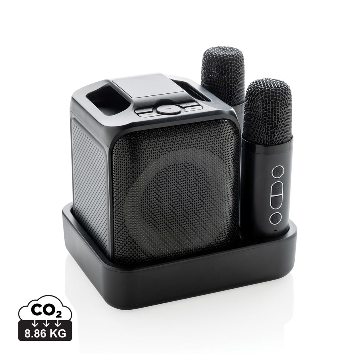 Singvibe Rcs Recycled Plastic Karaoke Set With Double Mic