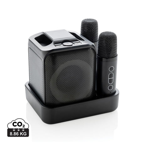 Singvibe Rcs Recycled Plastic Karaoke Set With Double Mic