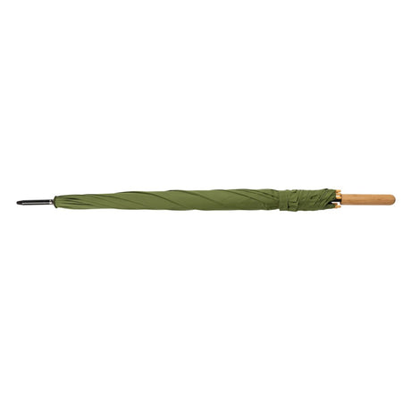 27" Impact Aware™ Rpet 190T Auto Open Bamboo Umbrella