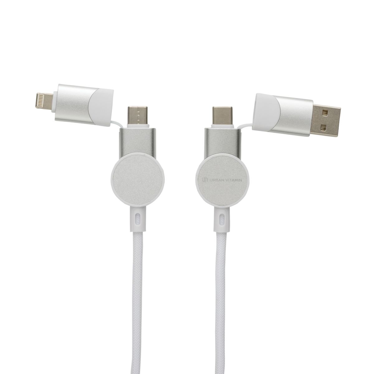 Oakland Rcs Recycled Plastic 6-In-1 Fast Charging 45W Cable