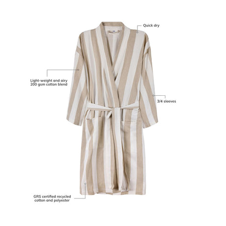 Vinga Ornos Grs Hammam Robe L/Xl