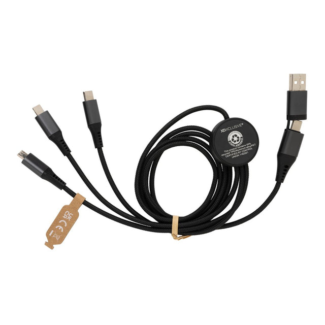 Terra 60W Rcs Recycled Aluminium 120Cm 6-In-1 Cable