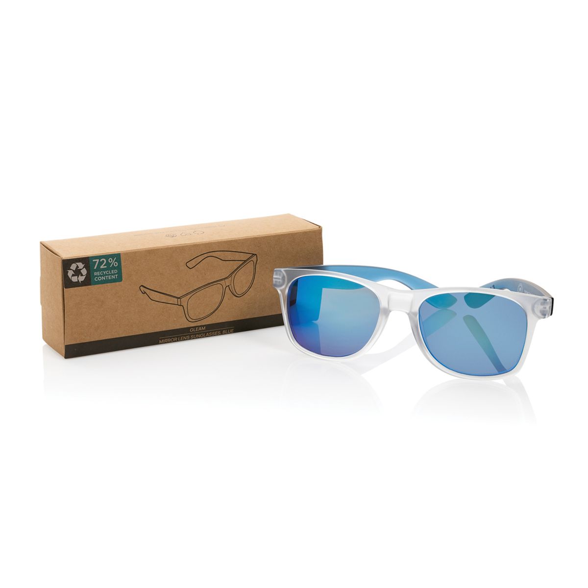 Gleam Rcs Recycled Pc Mirror Lens Sunglasses