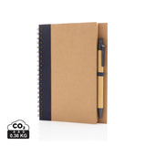 Kraft Spiral Notebook With Pen