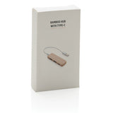 Bamboo Hub With Type-C