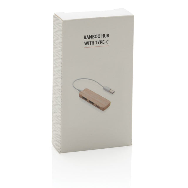 Bamboo Hub With Type-C