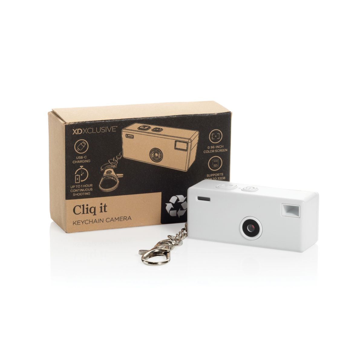 Cliq It Rcs Recycled Keychain Camera