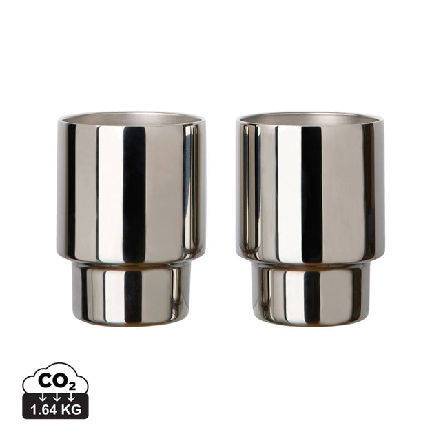 Vinga Nagano Rcs Recycled Ss Mugs, Set Of 2
