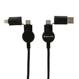 Oakland Rcs Recycled Plastic 6-In-1 Fast Charging 45W Cable
