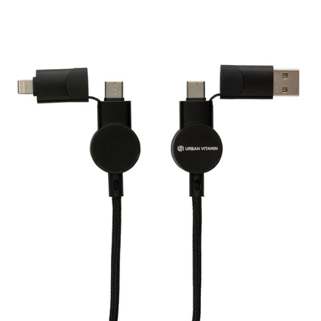 Oakland Rcs Recycled Plastic 6-In-1 Fast Charging 45W Cable