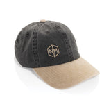 Beau Aware™ Washed 6 Panel 270Gsm Cotton Twill Two Tone Cap