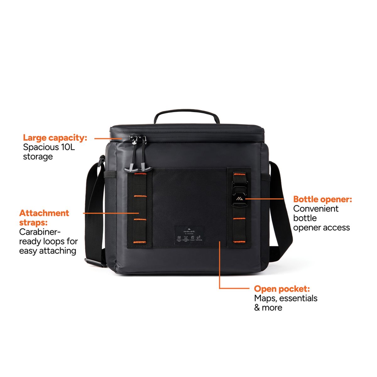 Nordic Drift Storm RCS ūdensnecaurlaidīga aukstuma soma, 10 l