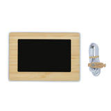 Utah Rcs Recycled Plastic And Bamboo Led Clock