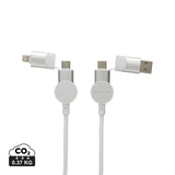 Oakland Rcs Recycled Plastic 6-In-1 Fast Charging 45W Cable