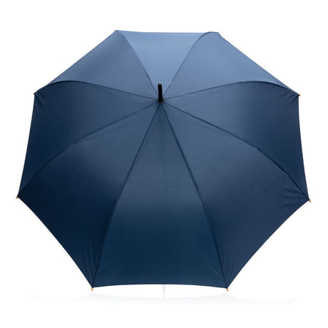27" Impact Aware™ Rpet 190T Auto Open Bamboo Umbrella