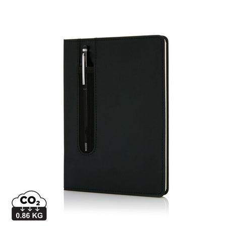 Standard Hardcover Pu A5 Notebook With Stylus Pen