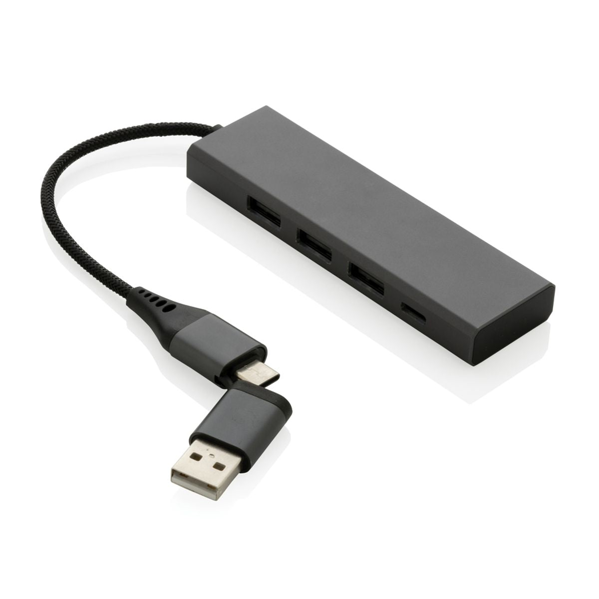 Terra Rcs Recycled Aluminium Hub With 3 Usb Ports