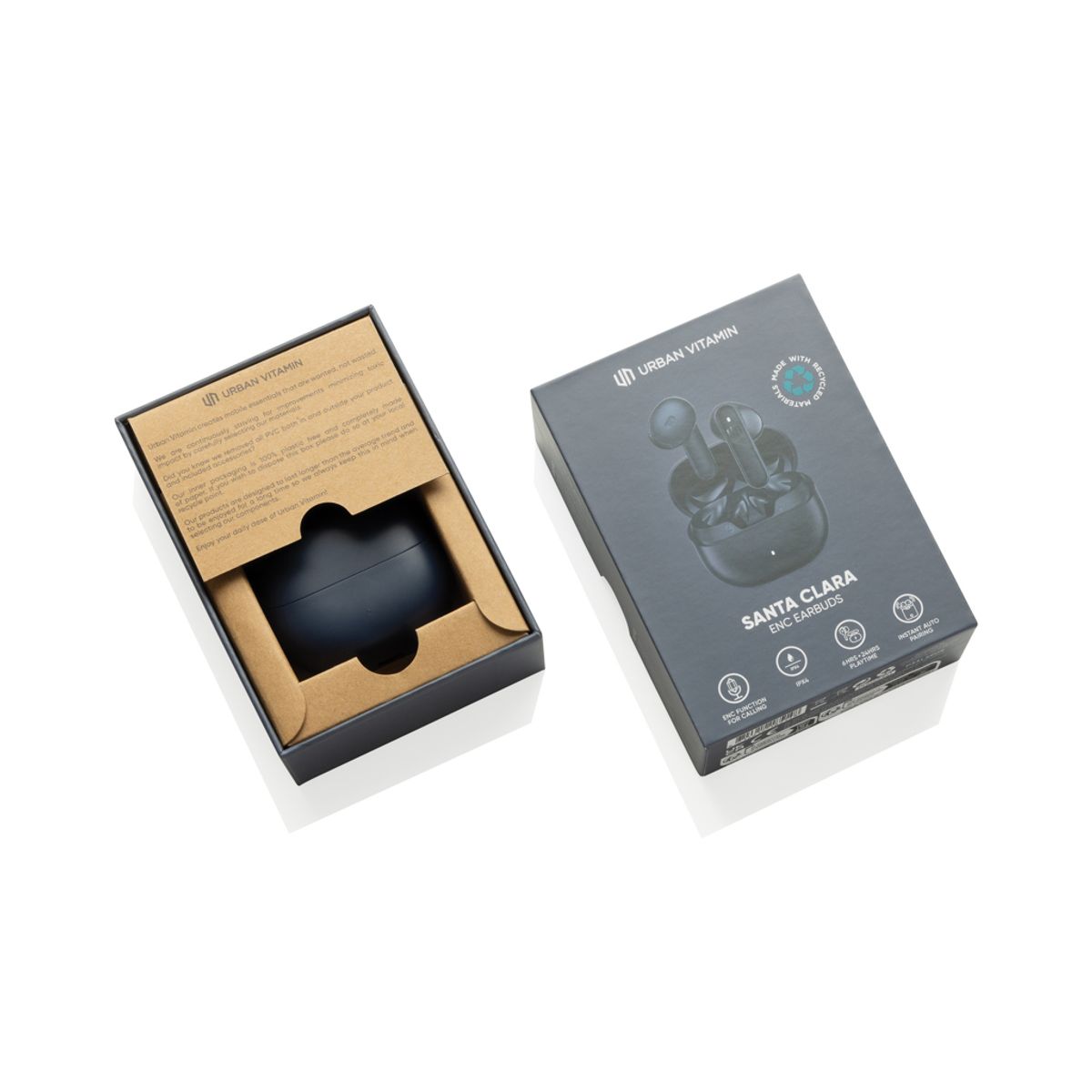 Urban Vitamin Santa Clara Rcs Plastic Enc Earbuds