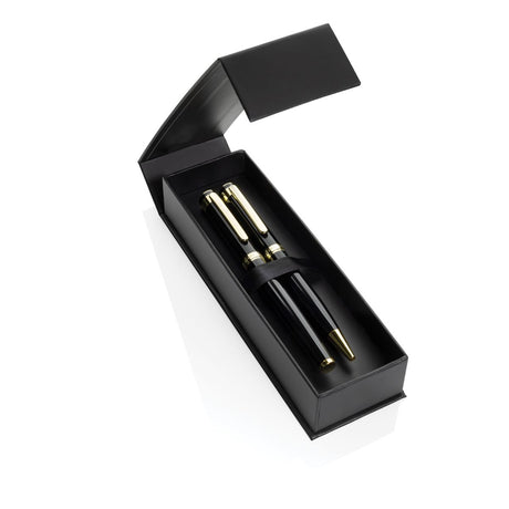 Swiss Peak Luca Rcs Recycled Brass Deluxe Pen Set