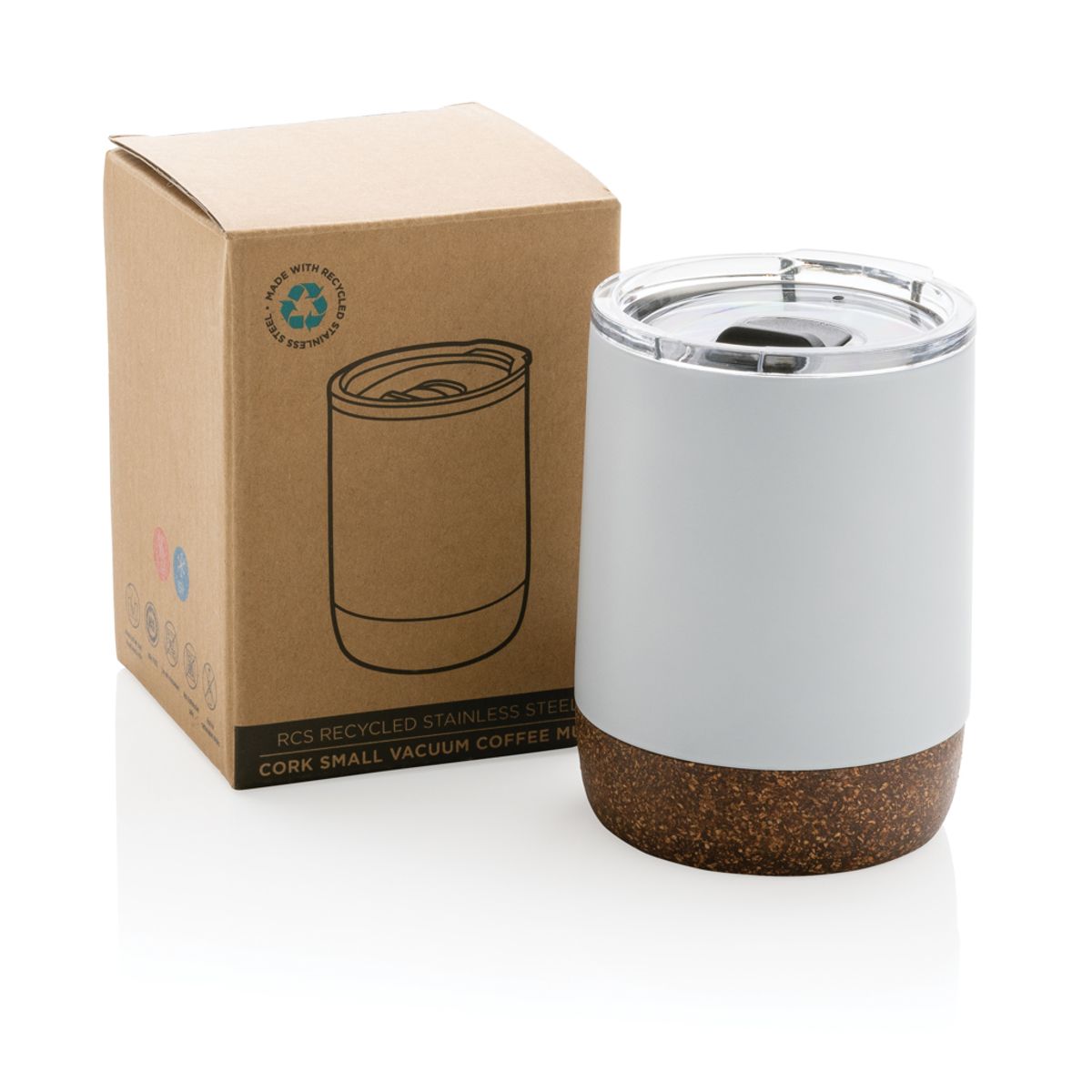 Rcs Re-Steel Cork Small Vacuum Coffee Mug