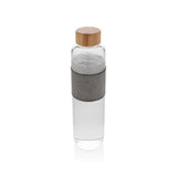 Impact Borosilicate Glass Bottle With Bamboo Lid