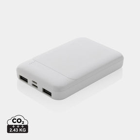 Rcs pārstrādātas plastmasas 5000 mAh ārējais akumulators