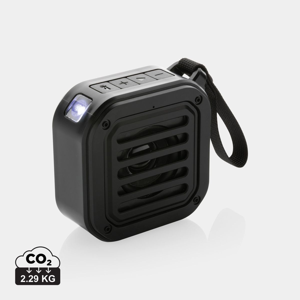 3W Rcs Recycled Plastic Wireless Sunwave Solar Speaker