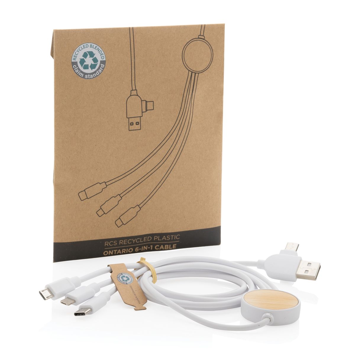 Rcs Recycled Plastic Ontario 6-In-1 Cable