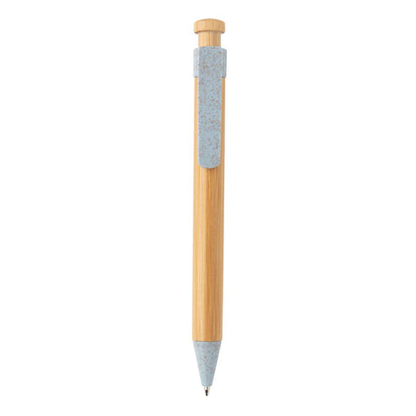 Bamboo Pen With Wheatstraw Clip