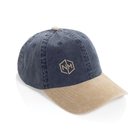 Beau Aware™ Washed 6 Panel 270Gsm Cotton Twill Two Tone Cap