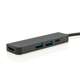 Terra Rcs Recycled Aluminium Hub With Hdmi Input