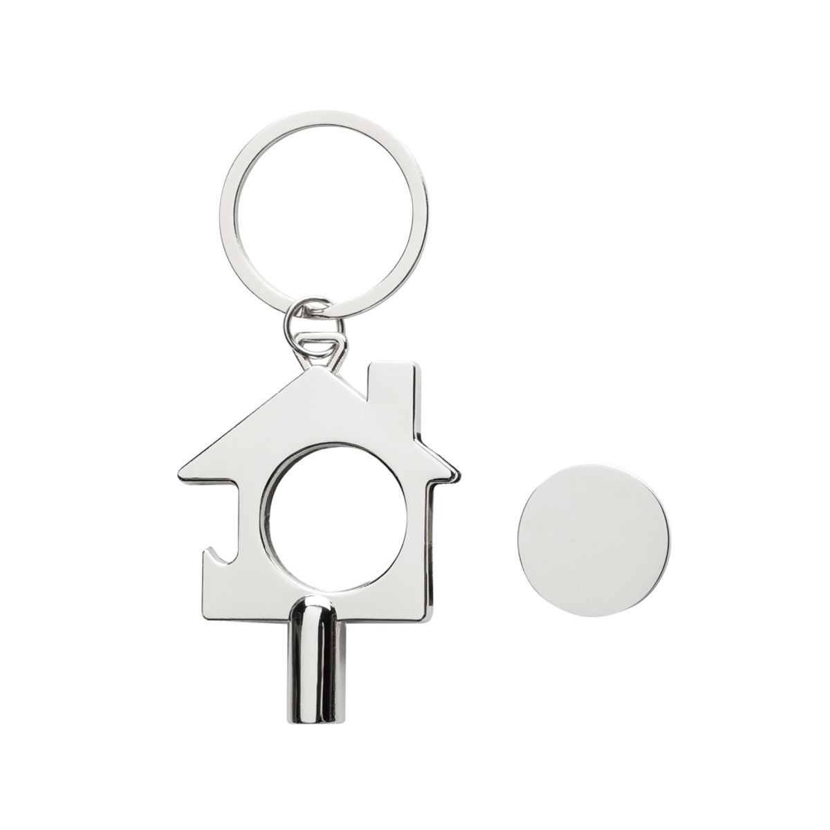 Rcs Recycled Zinc Alloy 3 In 1 Keychain