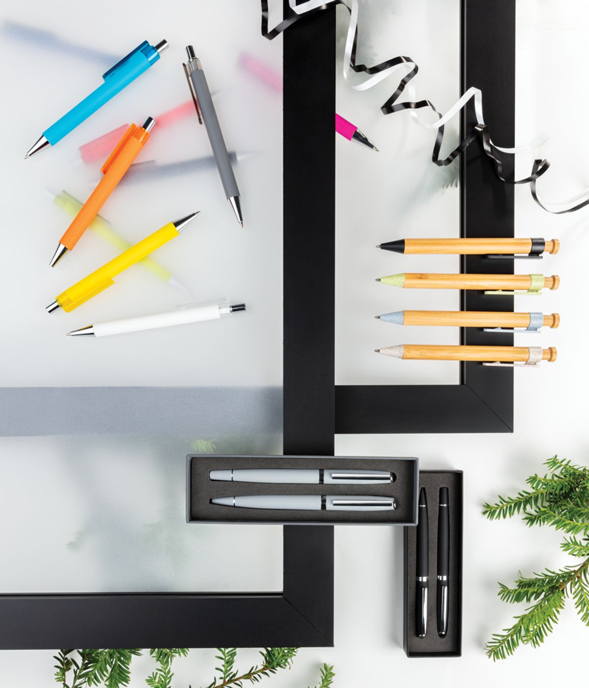 Bamboo Pen With Wheatstraw Clip