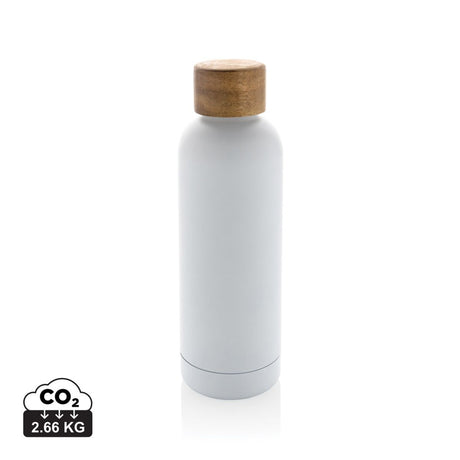 Wood Rcs Certified Recycled Stainless Steel Vacuum Bottle