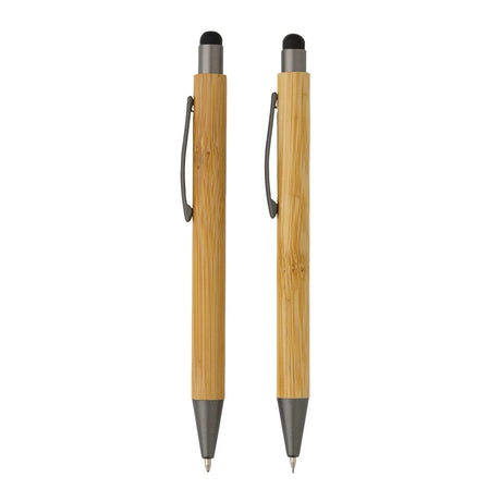 Bamboo Modern Pen Set In Box