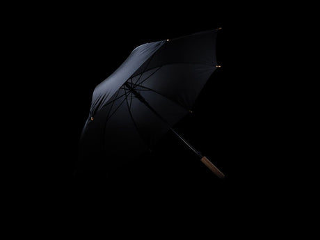 23" Impact Aware™ Rpet 190T Auto Open Bamboo Umbrella